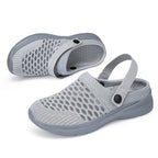 Damen Atmungsaktive Freizeitclogs mit praktischem Fersenriemen R&B