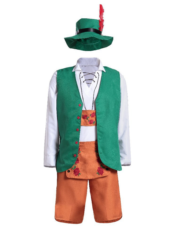 Damen Trachtenkleid mit romantischem Schnitt und verzierter Schürze R&B