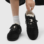 Damen Komfortable Lifestyle Sneakers aus Veloursleder R&B