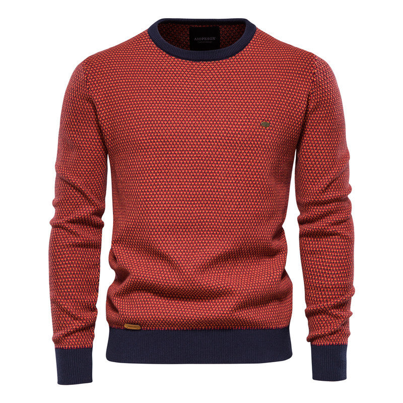 Herren Strickpullover im modernen Wabenmuster mit angenehmem Tragegefühl R&B