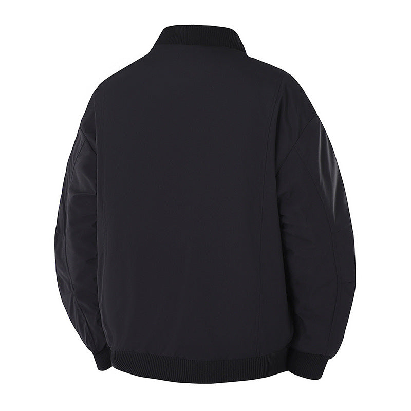 Herren modische Steppjacke mit hohem Kragen R&B