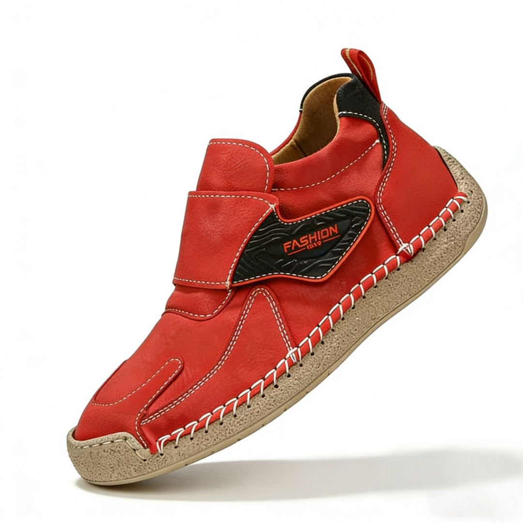 Herren Bequeme und modische Freizeitschuhe mit Klettverschluss R&B