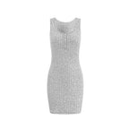 Damen Strickkleid mit Knopfdetails und schickem Midi-Schnitt R&B
