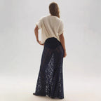 Damen lässiges T-Shirt mit coolem Druck und oversized Schnitt R&B