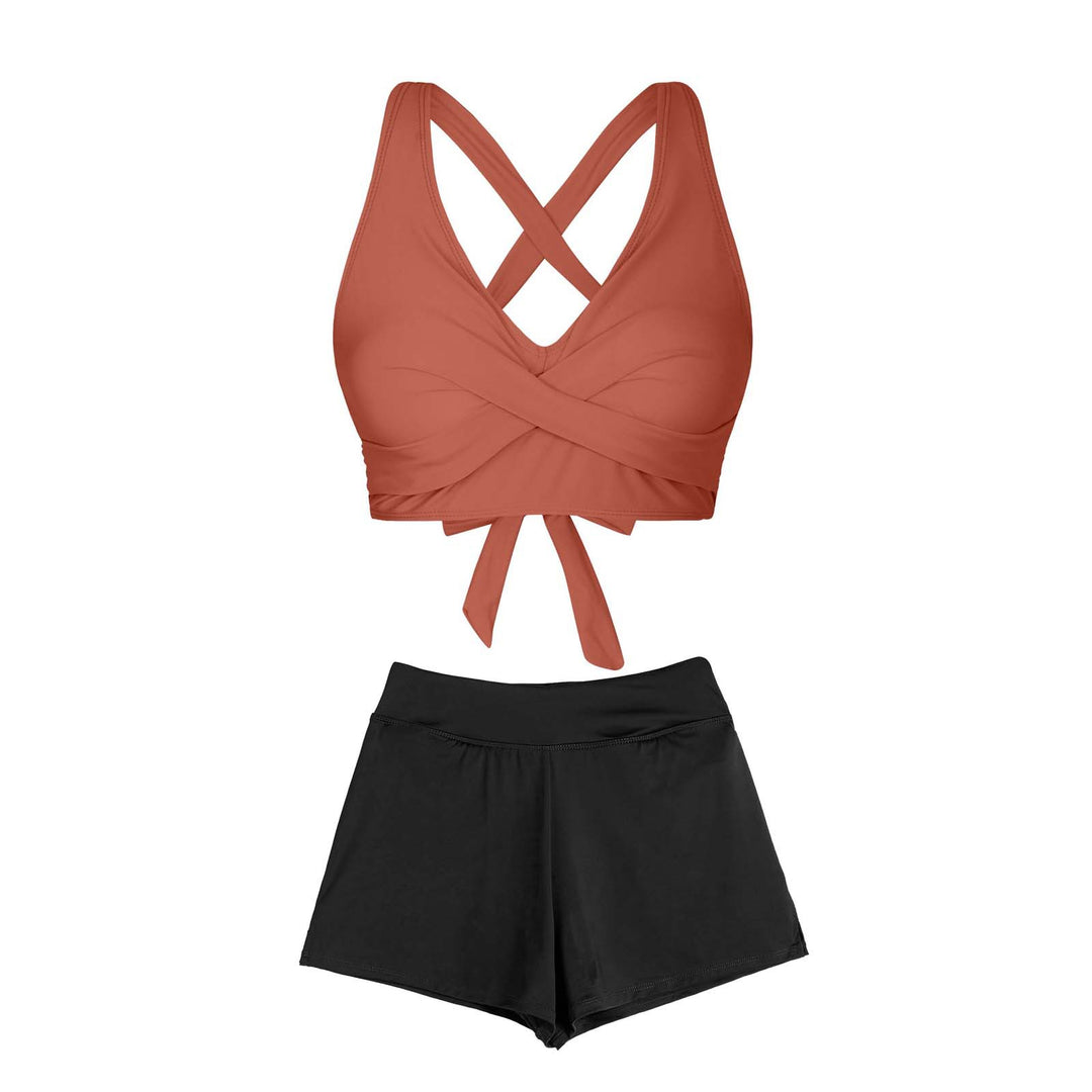 Damen Zweiteiliger Badeanzug mit floralem Design R&B