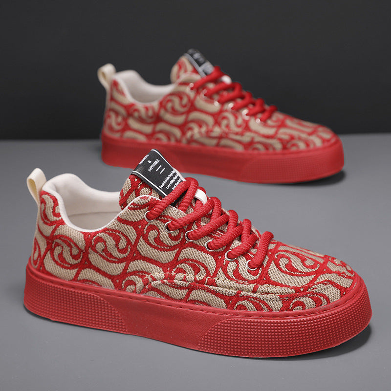 Damen Sneakers mit strukturiertem Obermaterial und rutschfester Sohle
