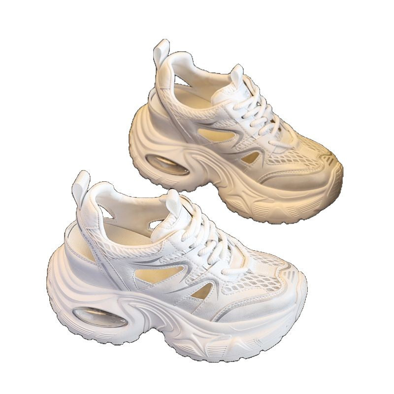 Damen Sportliche Chunky Sneakers mit atmungsaktiver Mesh-Oberfläche und komfortabler Dämpfung