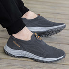 Damen Sportliche Slip-On Sneakers mit atmungsaktiver Mesh-Oberfläche R&B