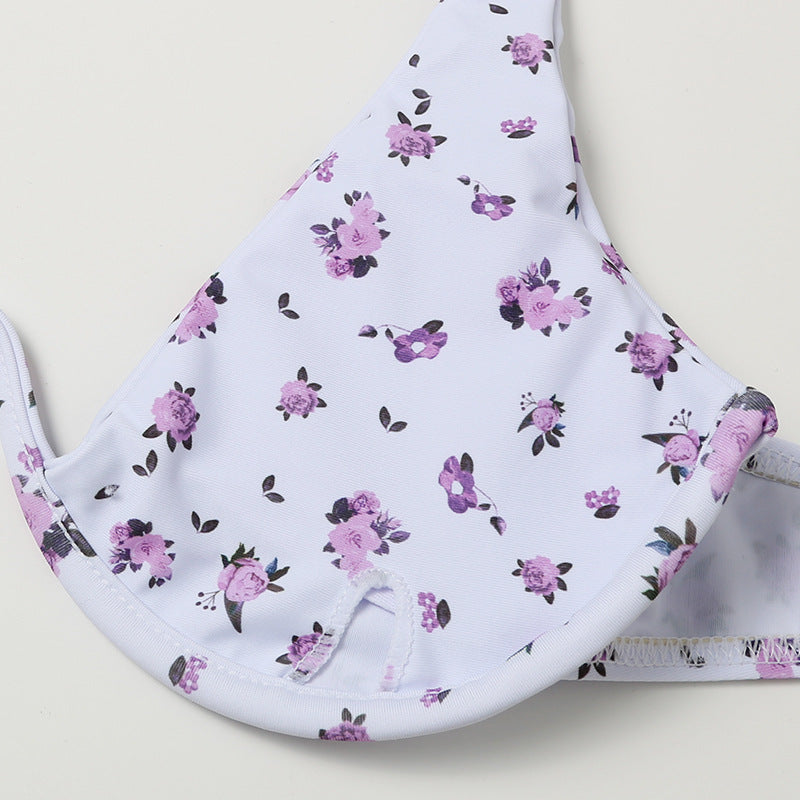 Damen Cup-Bikini-Set mit floralem Design R&B