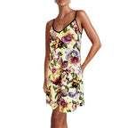 Damen Spaghettiträger Kleid mit elegantem floralem Design R&B