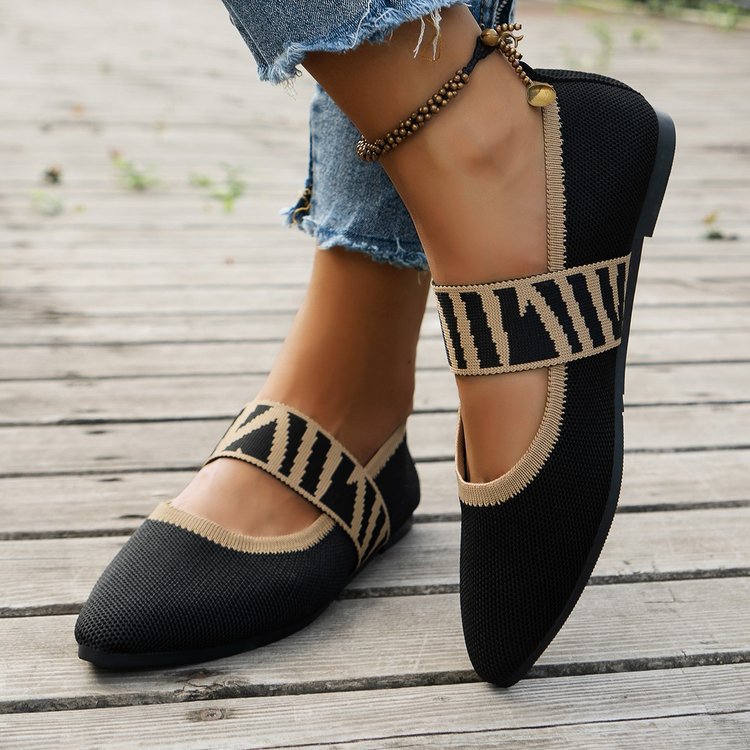 Damen Komfortable und atmungsaktive Ballerinas R&B