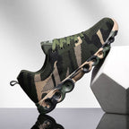 Damen Sportliche Camouflage Sneakers mit dämpfender Sohle R&B