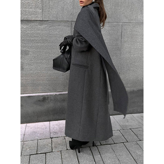 Damen Übergroße Mantel-Wrap R&B