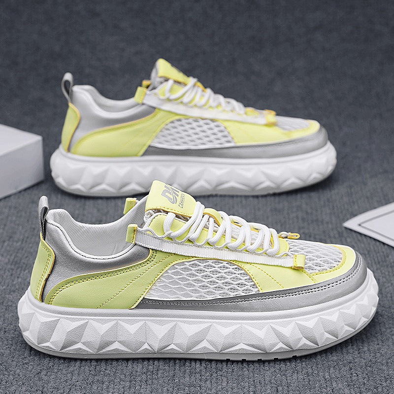 Damen Sportliche Sneakers mit atmungsaktiver Mesh-Oberfläche und dämpfender Sohle R&B