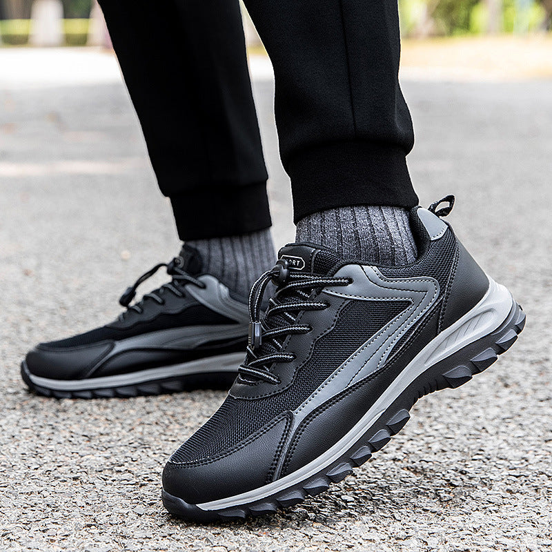 Damen Sportliche Lauf-Sneaker mit atmungsaktiver Mesh-Oberfläche und Schnellschnürsystem R&B