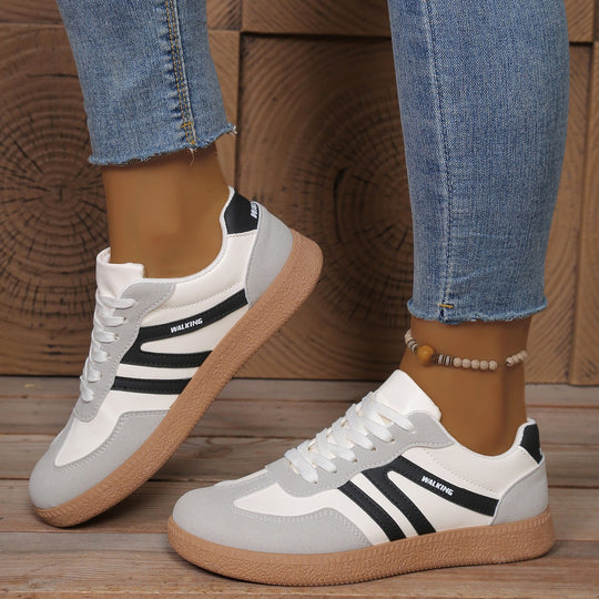 Damen Sportliche Sneakers mit rutschfester Sohle und weichem Innenfutter R&B