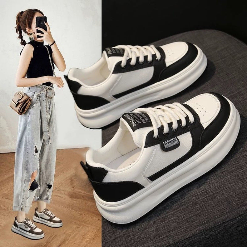 Damen Sportliche Lifestyle-Sneaker mit trendiger Zweifarben-Optik R&B