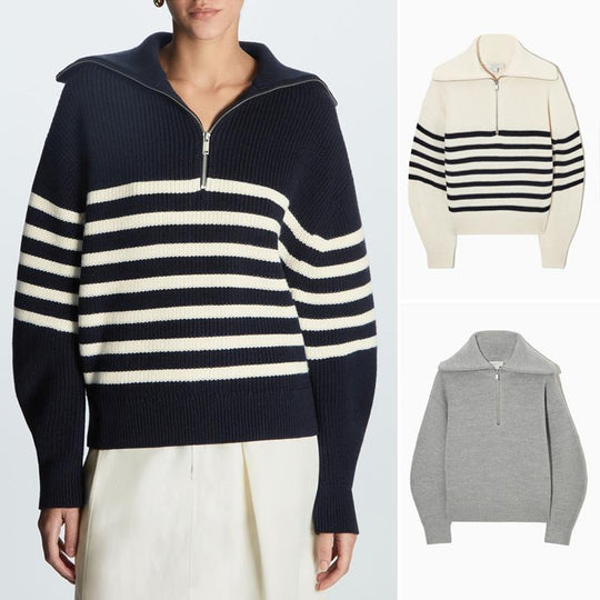 Damen Strickpullover im maritimen Stil R&B