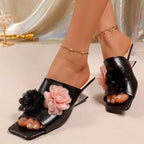 Damen Offene Schuhe mit floralen Akzenten R&B
