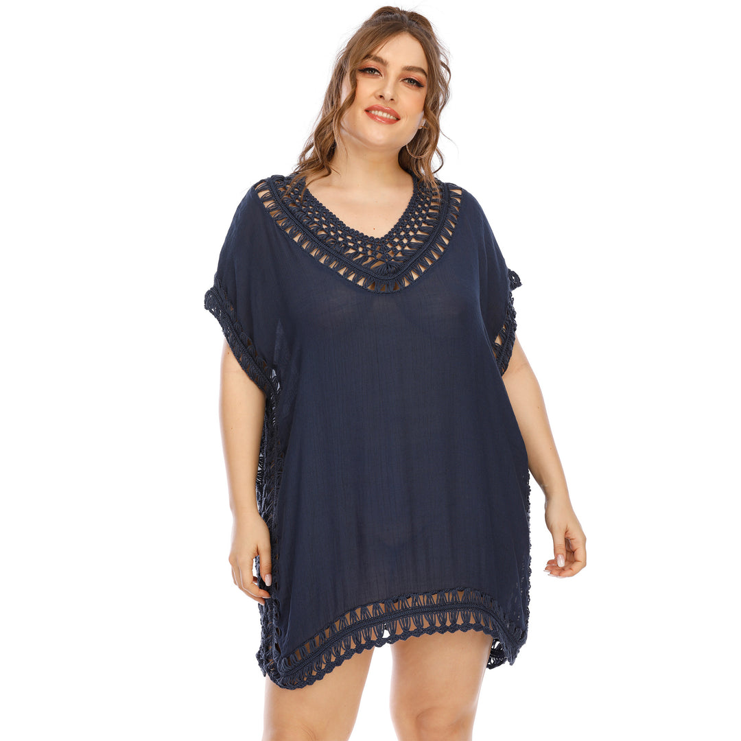 Damen eleganter häkeln Strandüberwurf R&B