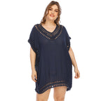 Damen eleganter häkeln Strandüberwurf R&B