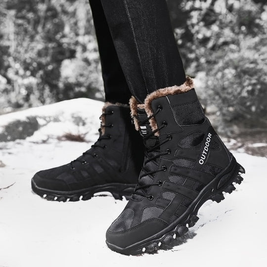 Damen Stiefel für Abenteuer im Freien mit warmem Innenfutter und rutschfester Sohle R&B