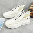 Damen Sportliche Strick-Sneakers mit Flexiblem Dämpfungssystem R&B