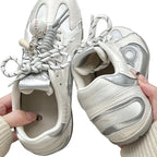 Damen sportliche Freizeitsneaker mit atmungsaktivem Mesh-Obermaterial und innovativer Dämpfungstechnologie R&B