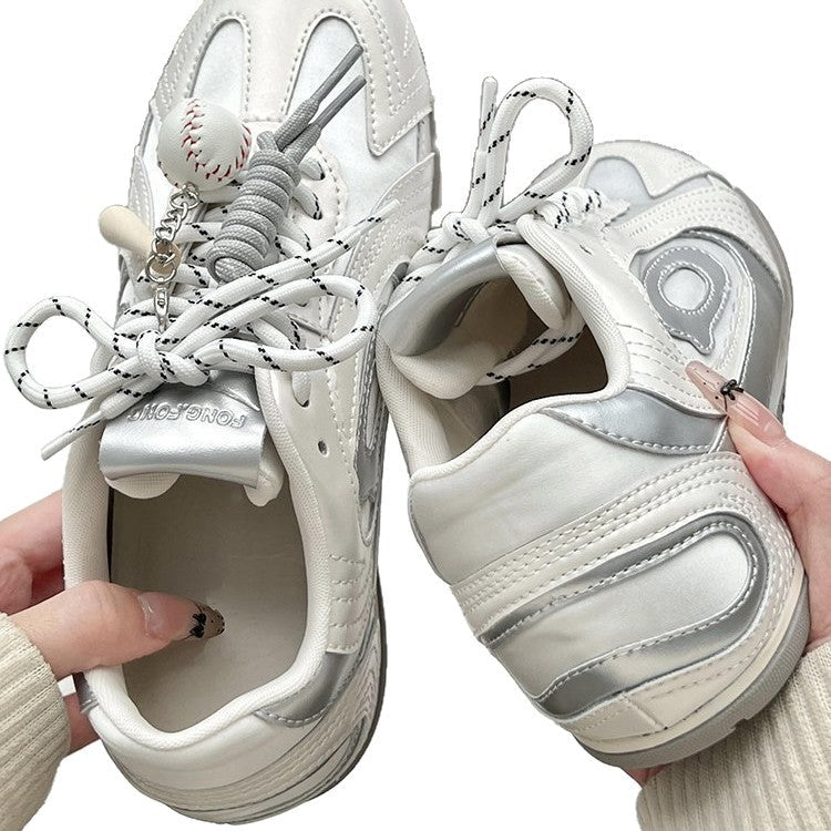 Damen sportliche Freizeitsneaker mit atmungsaktivem Mesh-Obermaterial und innovativer Dämpfungstechnologie R&B