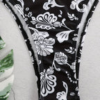 Damen Triangel-Bikini mit verspieltem Knoten-Detail R&B