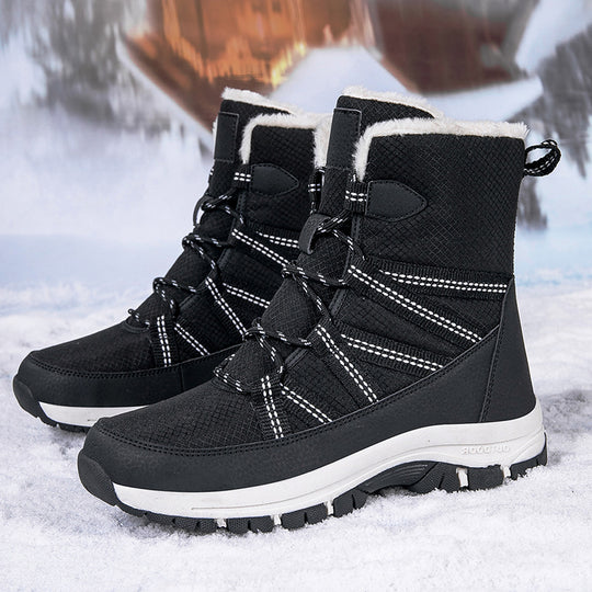 Damen Winterboots mit isolierendem Futter und rutschfester Sohle R&B