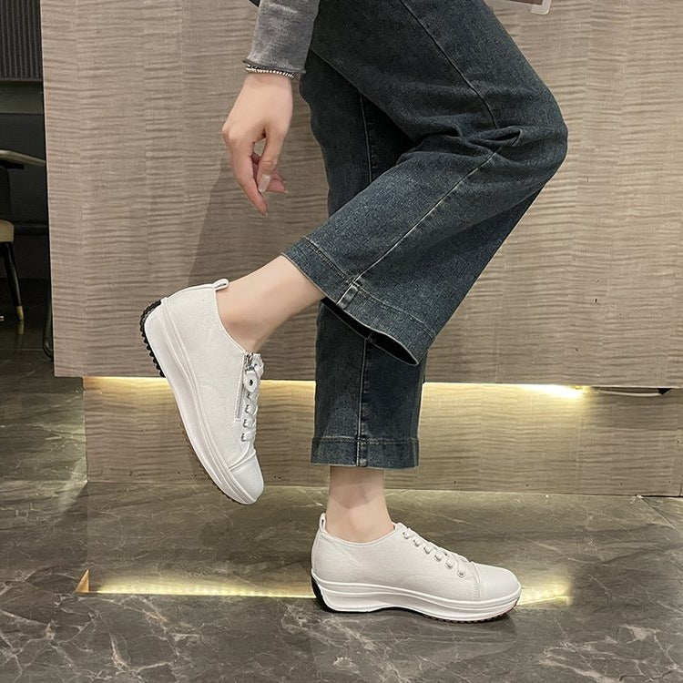 Damen modische Sneakers mit praktischem Reißverschluss und atmungsaktivem Obermaterial R&B