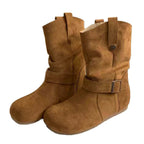 Damen Elegante Stiefel mit modischem Riemendesign und bequemer Passform R&B