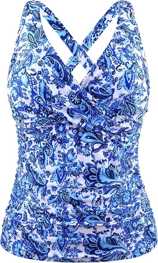 Damen Badeanzug mit Wickelschnitt und figurschmeichelndem Design R&B