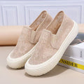 Damen Slip-On Sneakers mit zarter Spitze und rutschfester Sohle R&B