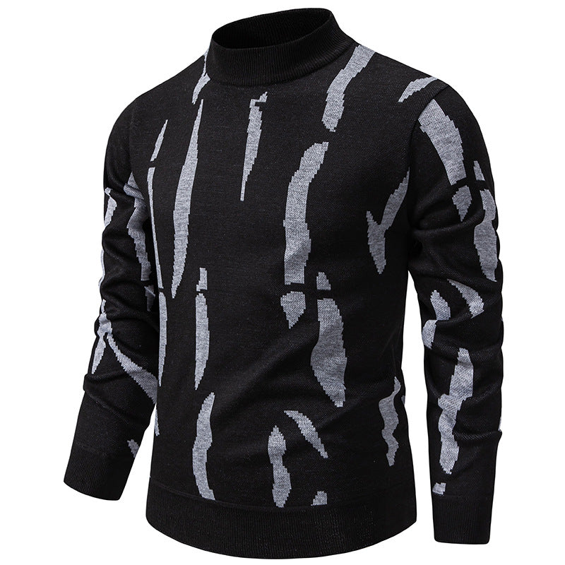 Herren modischer Sweatpullover mit einzigartigem grafischem Muster