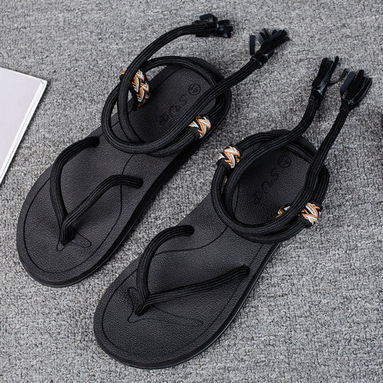 Damen multifunktionale Freizeitsandalen mit verstellbarem Riemensystem und rutschfester Sohle R&B