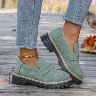 Damen Slip-On Mokassins mit rutschfester Profilsohle und elegantem Design R&B