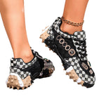 Damen Elegante Strass-Sneaker R&B