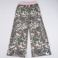Damen bequeme Cargohose mit elastischem Bund und Camouflage-Muster R&B