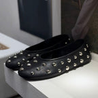 Damen Ballerinas mit modischen Metallnieten R&B