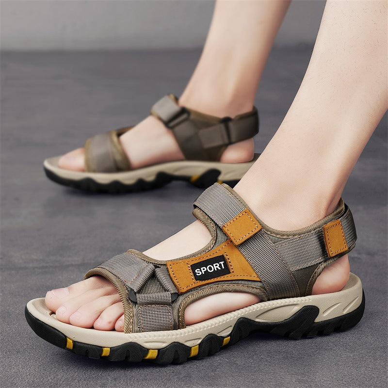 Herren Sportliche Outdoor-Sandalen mit verstellbarem Riemensystem R&B