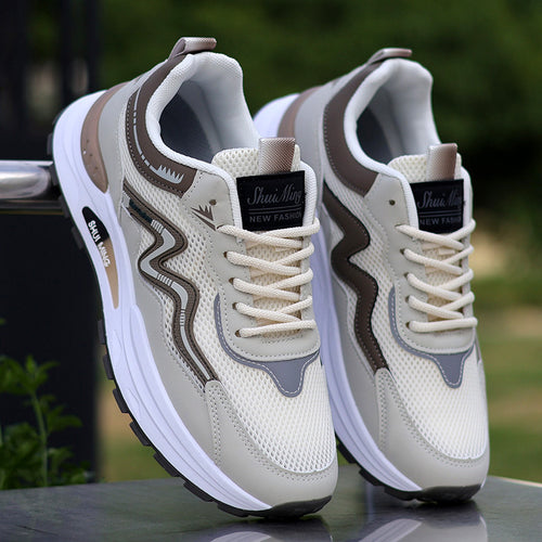 Damen Sportliche Sneakers mit atmungsaktiver Netzstruktur und dynamischer Dämpfung R&B