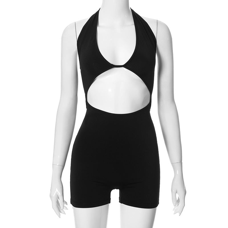 Damen Hochtaillierter Cut-Out Badeanzug R&B