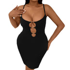 Damen figurbetontes Abendkleid mit Herz-Ausschnitt und verstellbaren Trägern R&B