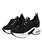 Damen Sportliche Sneakers mit atmungsaktivem Strickdesign und rutschfester Sohle R&B