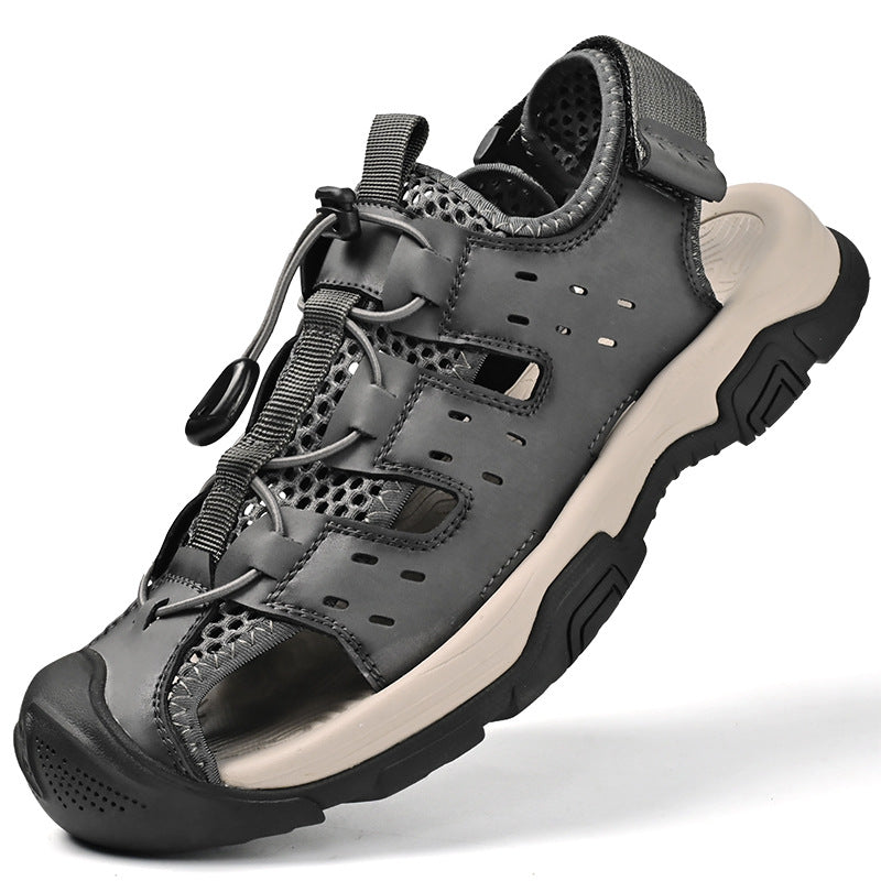 Herren Atmungsaktive Outdoor-Sandalen mit rutschfester Sohle