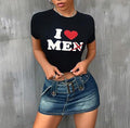 Damen Crop-T-Shirt mit inspirierendem Statementdruck R&B