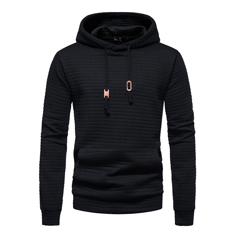 Herren modischer Kapuzenpullover mit strukturierter Oberfläche R&B