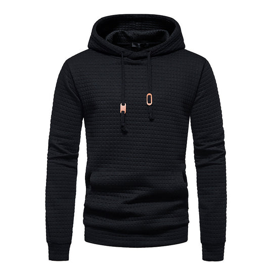 Herren modischer Kapuzenpullover mit strukturierter Oberfläche R&B